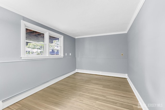 11 Eagle Rd, Edison, NJ 08820 - unfurnished room with ornamental molding and light wood finished floors