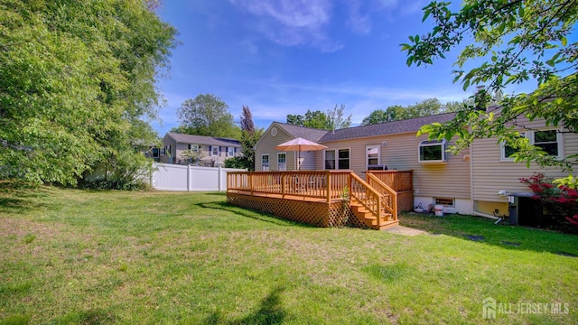 9 Salem Rd, East Brunswick, NJ 08816 - back of property with a deck