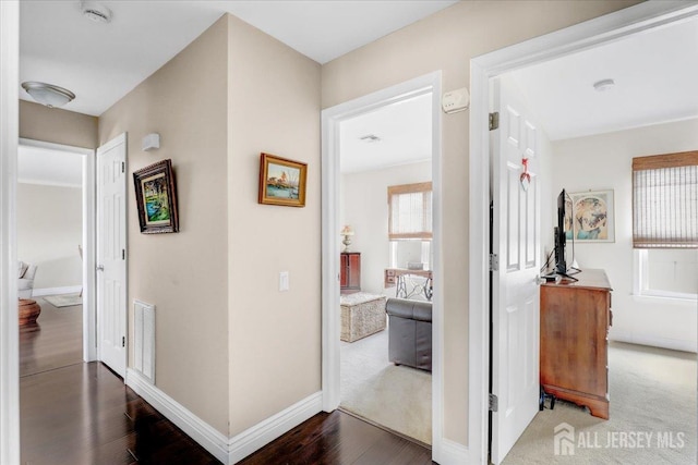 490 Grandin Rd Unit A, Monroe, NJ 08831 - hall featuring baseboards and wood finished floors