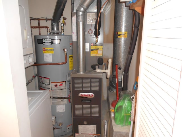4222 N Bayberry Ct N, South Brunswick, NJ 08852 - utilities featuring water heater and washer / dryer