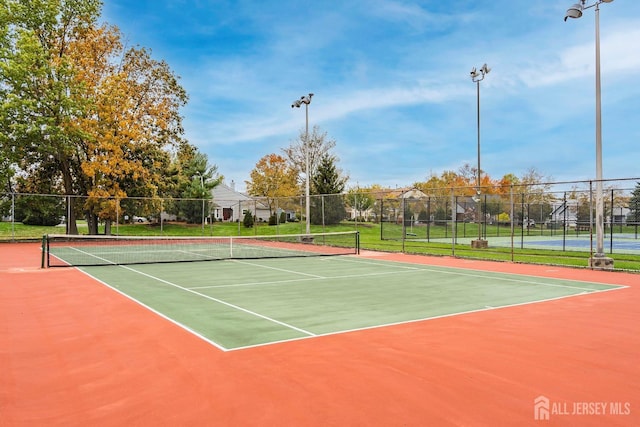 view of sport court with basketball court