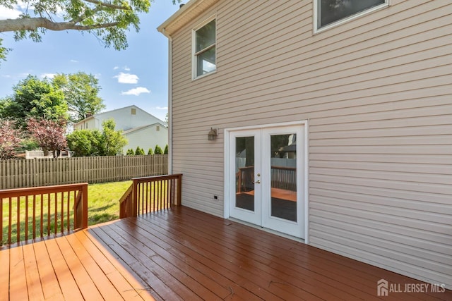 141 Day St, South Plainfield, NJ 07080 - deck featuring french doors