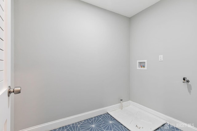 141 Day St, South Plainfield, NJ 07080 - laundry room featuring washer hookup and baseboards