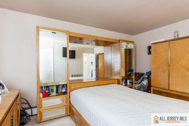 1 Berkley Blvd, Iselin, NJ 08830 - bedroom with carpet flooring and baseboard heating