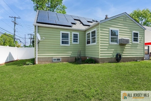 1 Berkley Blvd, Iselin, NJ 08830 - back of property featuring roof mounted solar panels