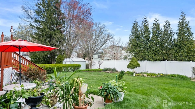 3 Hansen Rd, Old Bridge, NJ 08857 - view of yard with stairway