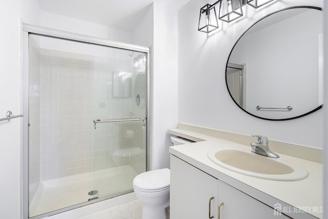 18 Albury Way N, Brunswick, NJ 08902 - bathroom with a shower stall, toilet, and vanity