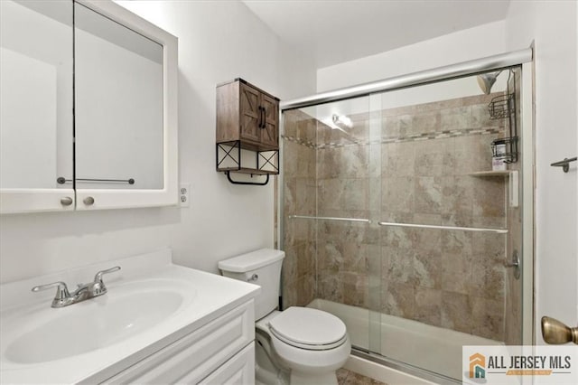 1601 Pebble Pl Unit 1601, Sayreville, NJ 08859 - full bath featuring toilet, a shower stall, and vanity