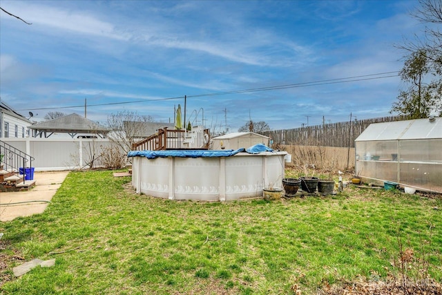 1332 Crescent Ave, Roselle, NJ 07203 - view of yard with an exterior structure and an outdoor structure
