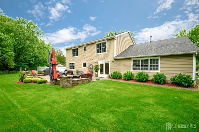 7 Manor Ct, Old Bridge, NJ 08857 - back of property featuring a patio area
