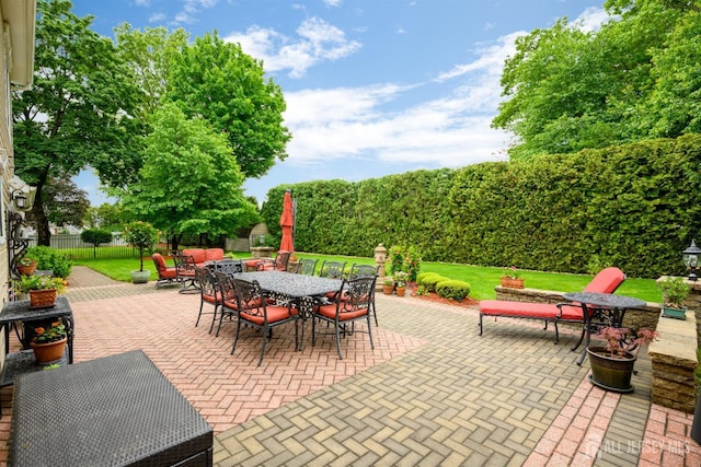 7 Manor Ct, Old Bridge, NJ 08857 - view of patio with outdoor dining area