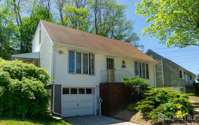 35 Barkalow St, South Amboy, NJ 08879 - ranch-style house with a garage and a shingled roof