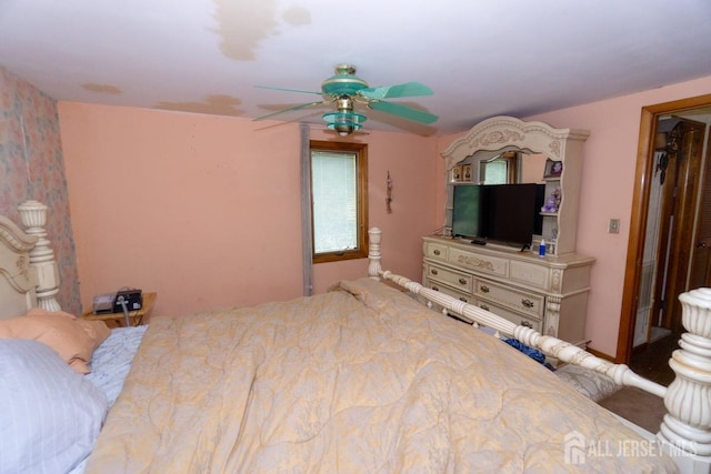 35 Barkalow St, South Amboy, NJ 08879 - bedroom featuring ceiling fan