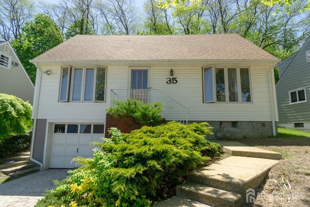 35 Barkalow St, South Amboy, NJ 08879 - ranch-style home featuring an attached garage, driveway, and a shingled roof