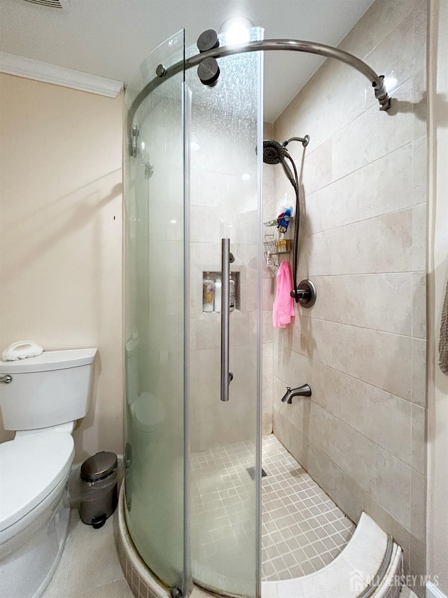 196 Jonathan Pl, Franklin Twsp, NJ 08873 - full bathroom featuring a stall shower and ornamental molding