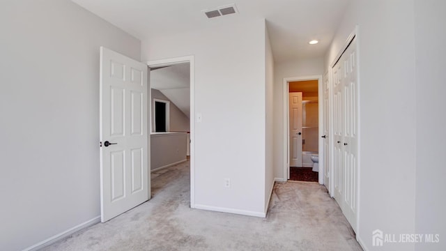 52-C Rutland Ln, Monroe, NJ 08831 - unfurnished bedroom featuring carpet flooring, baseboards, a closet, and recessed lighting