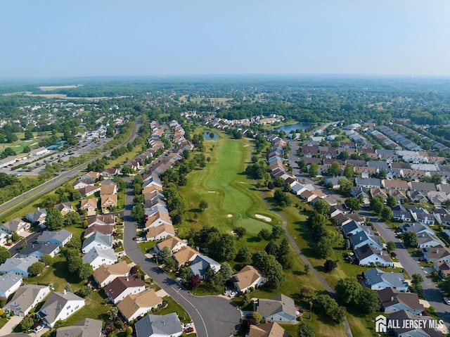 52-C Rutland Ln, Monroe, NJ 08831 - aerial view of property and surrounding area with nearby suburban area, a nearby body of water, and a golf course
