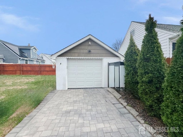 45 E Oak St, Carteret, NJ 07008 - detached garage with driveway