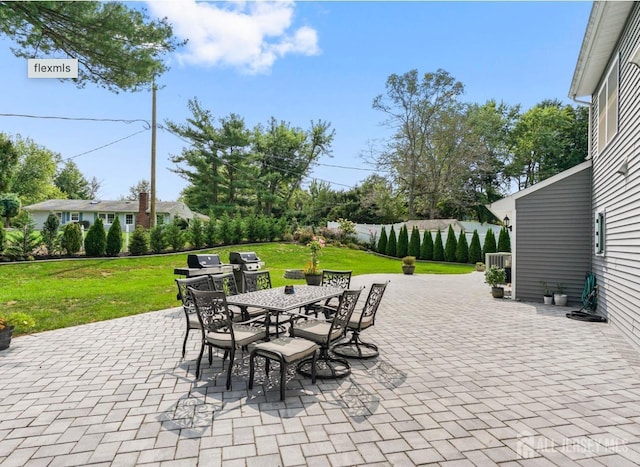 13 Crabtree Rd, Old Bridge, NJ 07747 - view of patio / terrace featuring area for grilling and outdoor dining area