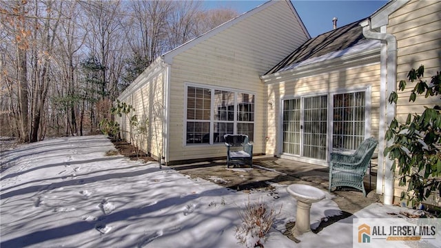 exterior space with a patio