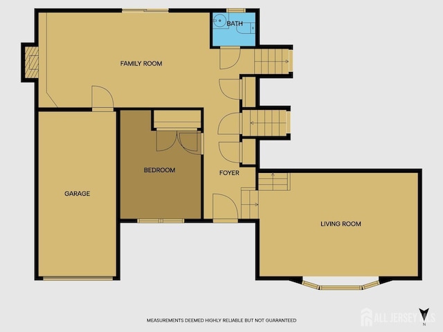 104 Laurel Ave, South Plainfield, NJ 07080 - view of floor plan / room layout