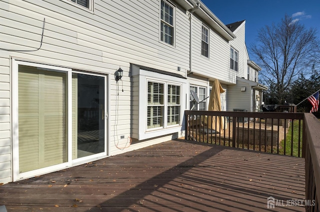 277 Edgeware Ct, Franklin, NJ 08873 - view of wooden terrace
