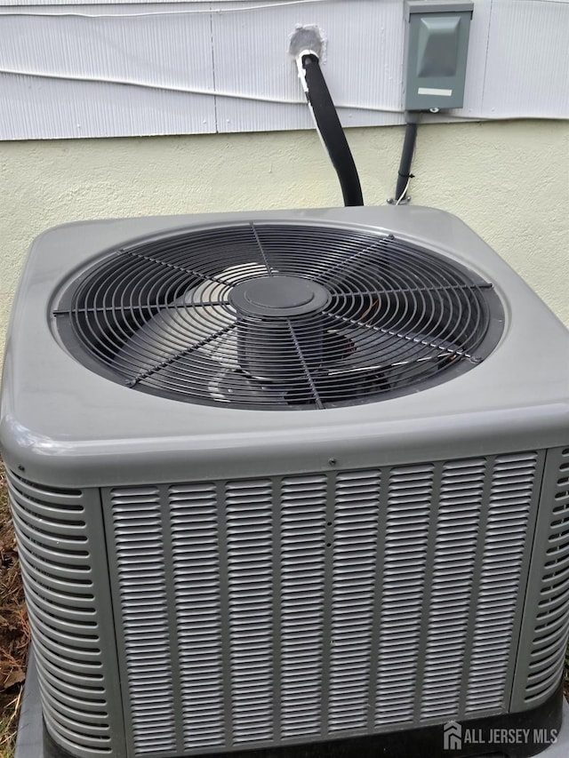 410 Harvard St, Piscataway, NJ 08854 - exterior view of a central AC unit