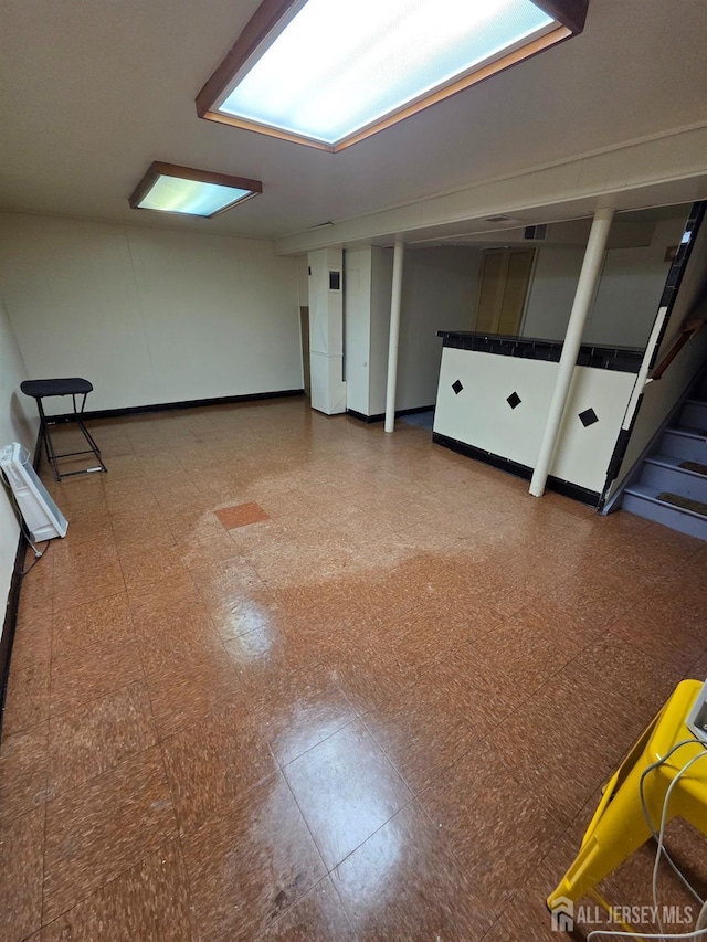410 Harvard St, Piscataway, NJ 08854 - additional living space featuring tile patterned floors