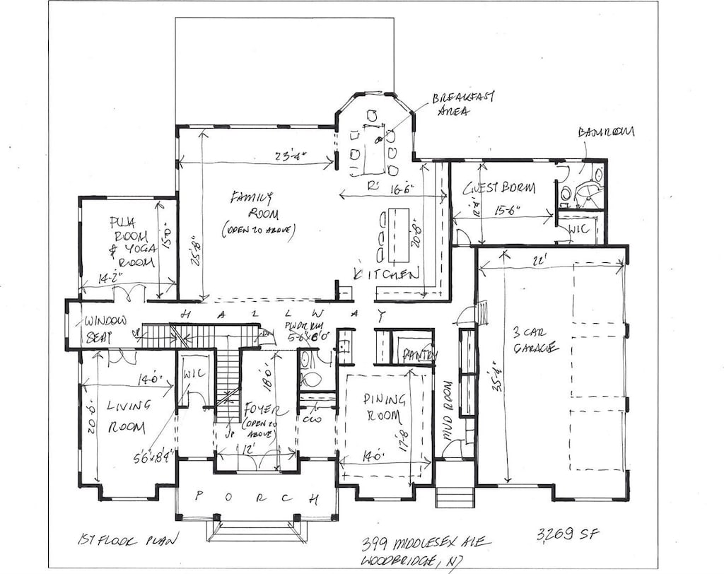 399 Middlesex Ave, Colonia, NJ 07067 - view of home floor plan