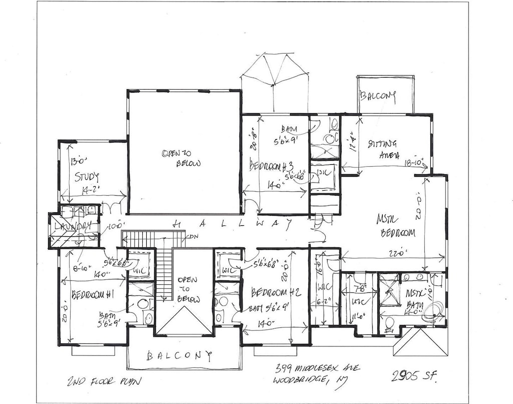 399 Middlesex Ave, Colonia, NJ 07067 - view of floor plan / room layout
