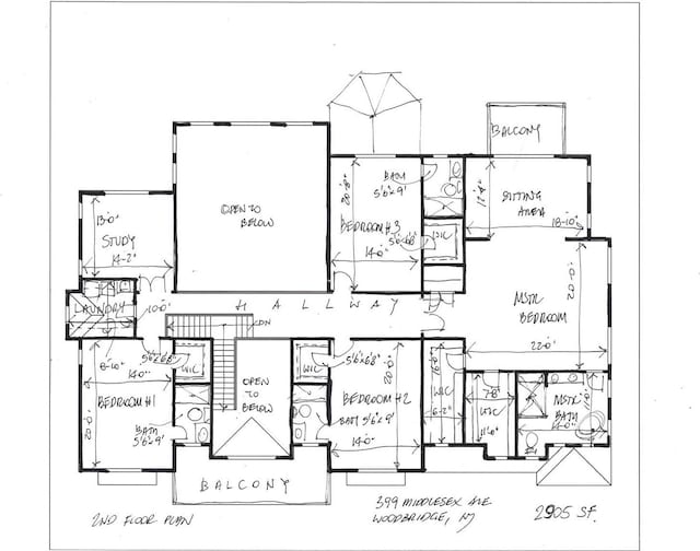 399 Middlesex Ave, Colonia, NJ 07067 - view of floor plan / room layout