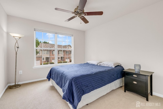1206 Fir Ct, Franklin Twsp, NJ 08873 - bedroom with light carpet and ceiling fan