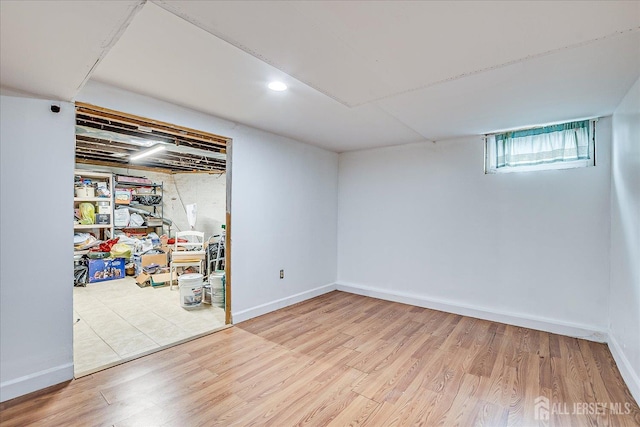 151 N Broadway N, South Amboy, NJ 08879 - basement with wood finished floors and baseboards