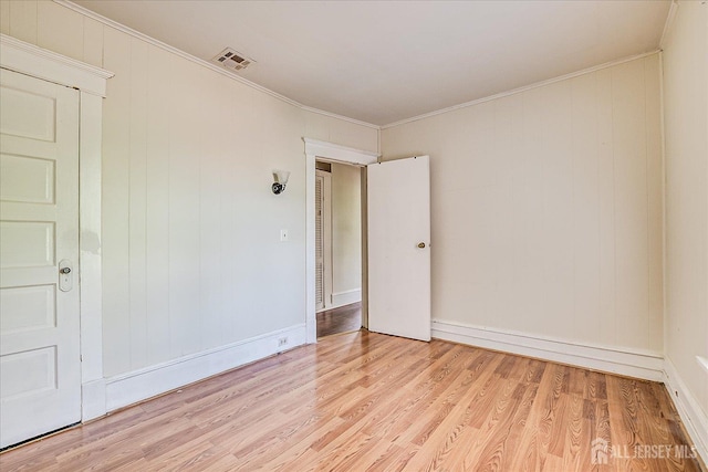 151 N Broadway N, South Amboy, NJ 08879 - spare room with light wood finished floors and ornamental molding