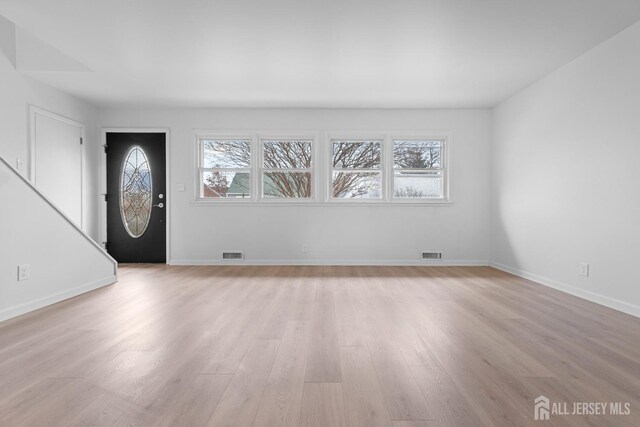 entryway featuring light hardwood / wood-style flooring