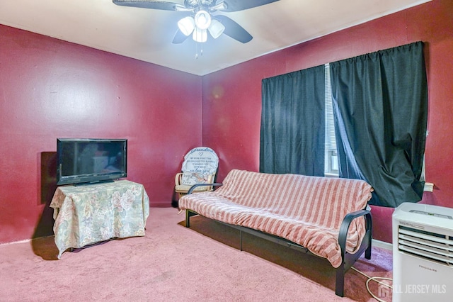 21 Wellington Ct, Sayreville, NJ 08872 - carpeted bedroom with a ceiling fan