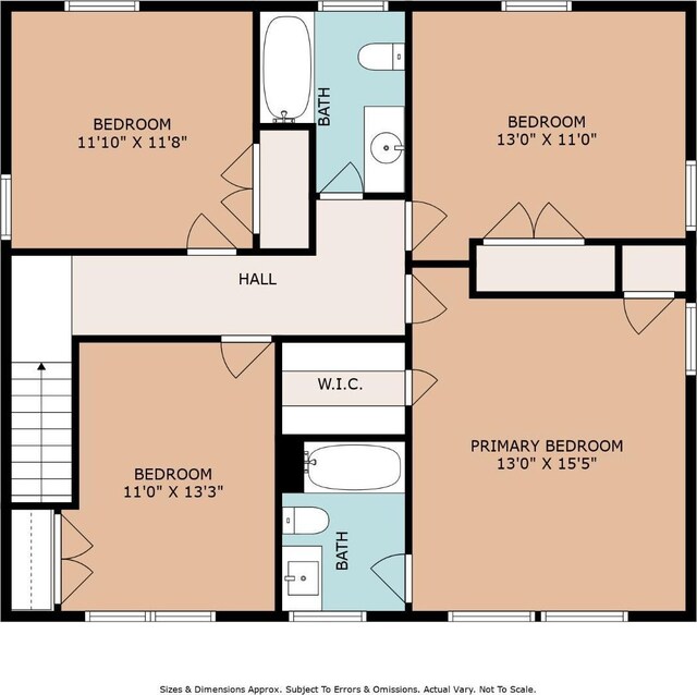 10 Dellview Dr, Edison, NJ 08820 - view of floor plan / room layout