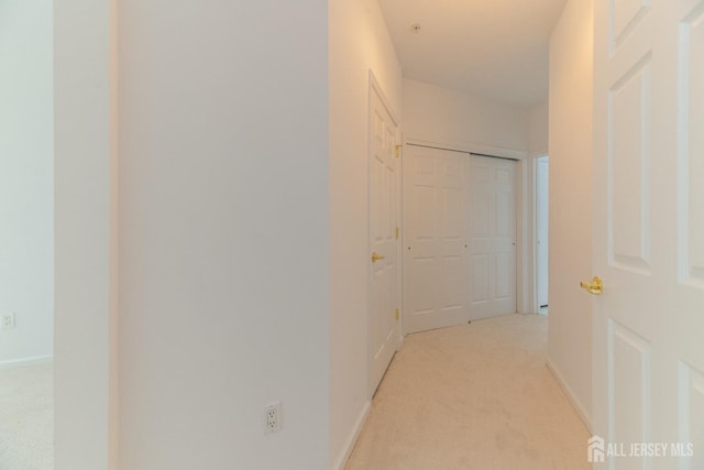 1109 Cedar Village Blvd, East Brunswick, NJ 08816 - hallway with light carpet and baseboards
