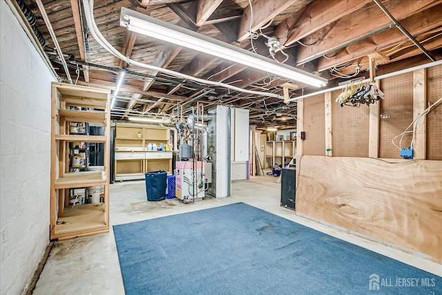 12 Church St, Sayreville, NJ 08872 - unfinished basement featuring a heating unit
