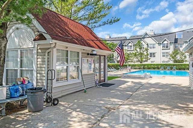 84 Prestwick Way, Edison, NJ 08820 - swimming pool featuring a patio