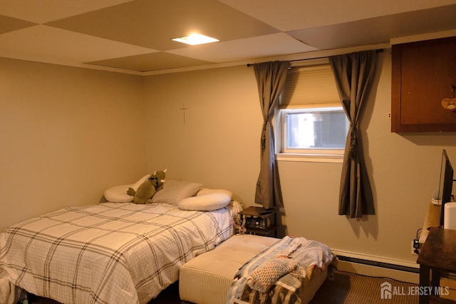 213 Julius St, Iselin, NJ 08830 - bedroom featuring baseboard heating