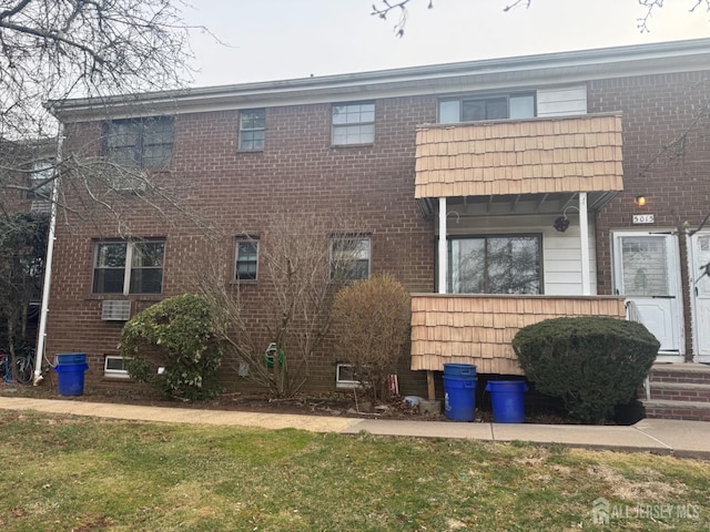 3013 Cromwell Ct, Hillsborough, NJ 08844 - view of front of property with brick siding and a front yard