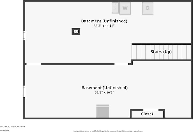 30 Clark Pl, Avenel, NJ 07001 - view of floor plan / room layout
