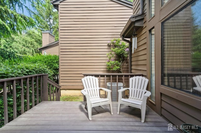 172 Sayre Dr, Plainsboro, NJ 08540 - view of wooden terrace