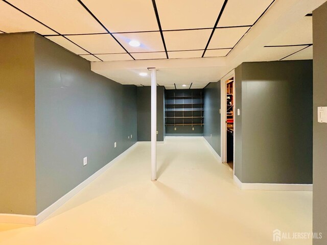 172 Sayre Dr, Plainsboro, NJ 08540 - finished below grade area featuring baseboards