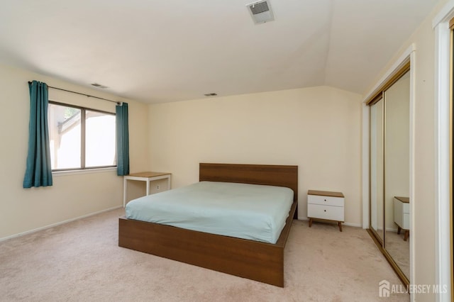 172 Sayre Dr, Plainsboro, NJ 08540 - carpeted bedroom featuring baseboards, lofted ceiling, and a closet