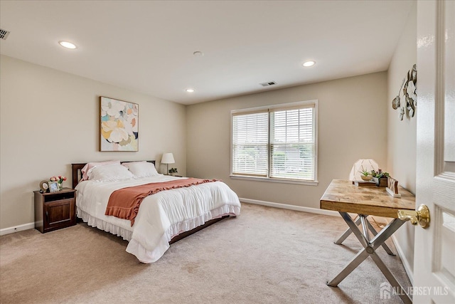 37 Equestrian Way, Monroe, NJ 08831 - bedroom with light carpet, baseboards, and recessed lighting