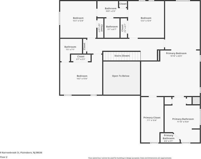 9 Narrow Brook Ct, Plainsboro, NJ 08536 - floor plan / room layout