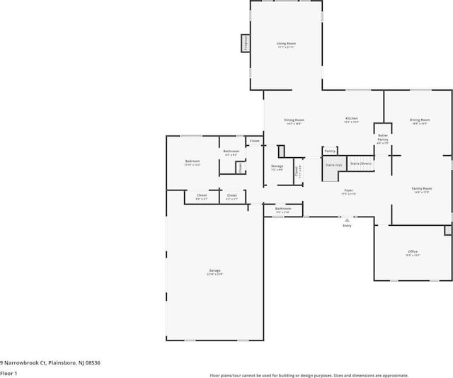 9 Narrow Brook Ct, Plainsboro, NJ 08536 - property floor plan