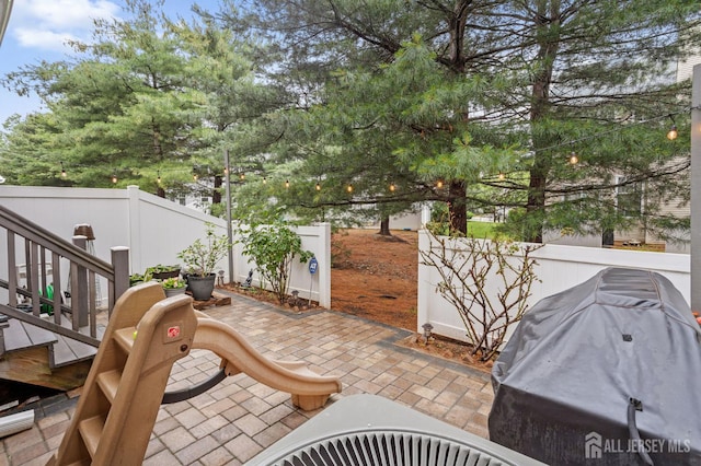 1905 Dahlia Cir S, Brunswick, NJ 08810 - view of patio featuring grilling area